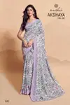 Akshaya Vol 6 By Kashvi Swarovski Work Weightless Printed Sarees Wholesalers In Delhi